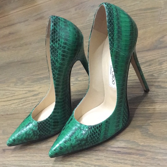 jimmy choo green shoes